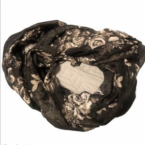 Infinity Rose print scarf